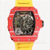 Richard Mille RM35-02 Mechanical Men Transparent Dial Ceramics Bezel